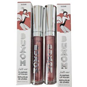 2 Packages Buxom Full-On Plumping Lip Cream Gloss Shade Sugar Hydrates Vitamin E